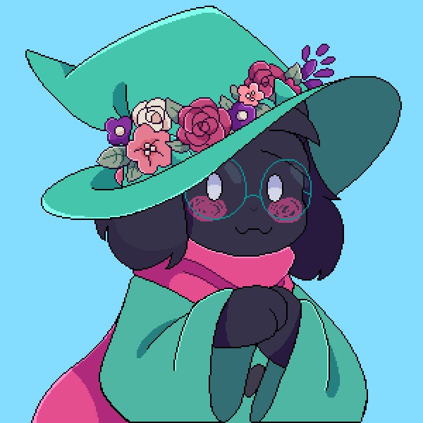Dark floral Ralsei